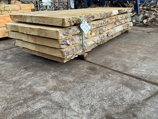 Oud eiken stam 62 mm ca. 0,450 m³ - afbeelding 1 van  5