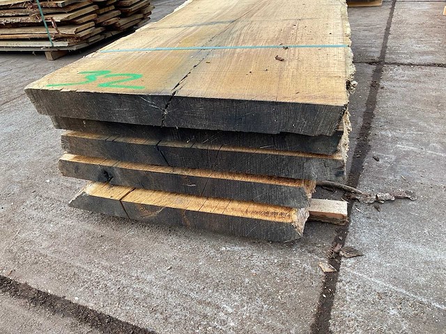 Oud eiken stam 62 mm ca. 0,450 m³ - afbeelding 4 van  5