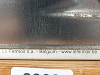 Oud emaille reclamebord voor de veiligheidsinspectie van motorvoertuigen van vvn en bovag