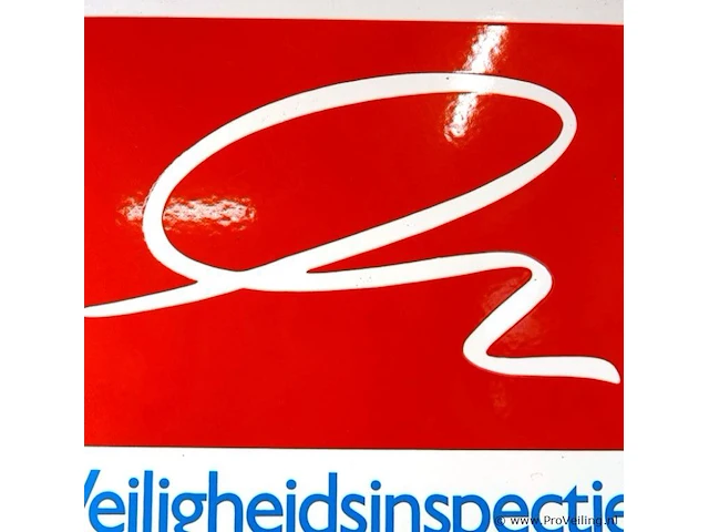 Oud emaille reclamebord voor de veiligheidsinspectie van motorvoertuigen van vvn en bovag - afbeelding 5 van  6