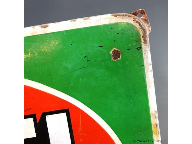 Oud emaillen bord persil - afbeelding 3 van  6