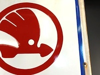 Oud emaillen bord skoda service - afbeelding 4 van  6