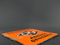Oud emaillen cma assurances bord - afbeelding 7 van  7