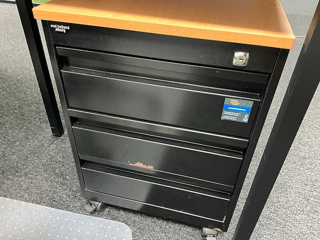 Oud holland bureau (2x) - afbeelding 3 van  5