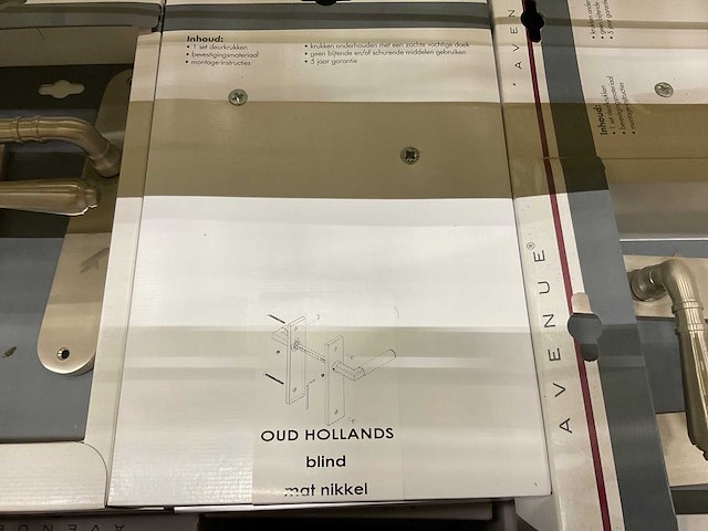 Oud hollands blind deurkruksets (90x) - afbeelding 2 van  4