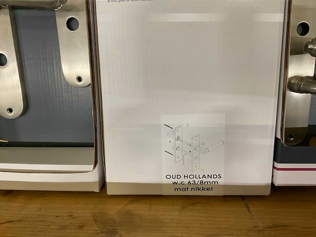 Oud hollands wc 63/8mm deurkruksets (48x) - afbeelding 1 van  1