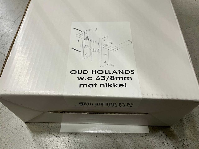 Oud hollands wc-deurbeslag (32x) - afbeelding 3 van  3