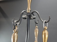 Oud ijzeren haardstel - afbeelding 4 van  5