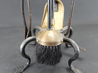 Oud ijzeren haardstel - afbeelding 5 van  5