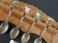 Oud lepelrek met lepeltjes - afbeelding 3 van  5