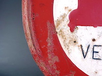 Oud nederlands gebodsbord - afbeelding 5 van  6