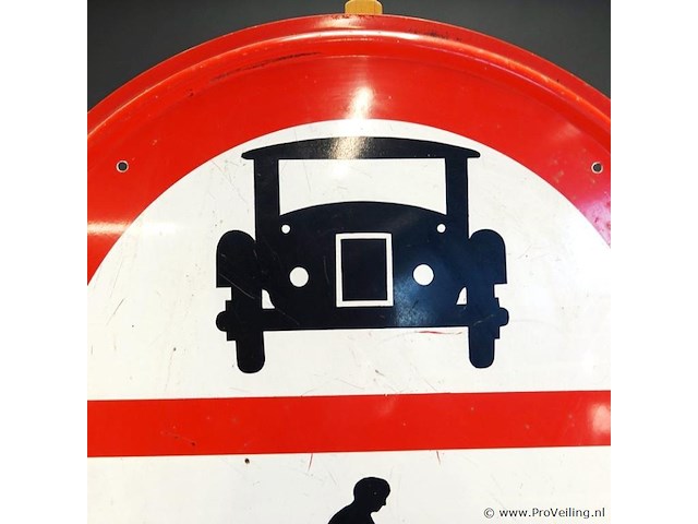 Oud nederlands gebodsbord - afbeelding 2 van  6