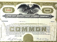 Oud the may department stores company aandelen (1952) - afbeelding 3 van  5