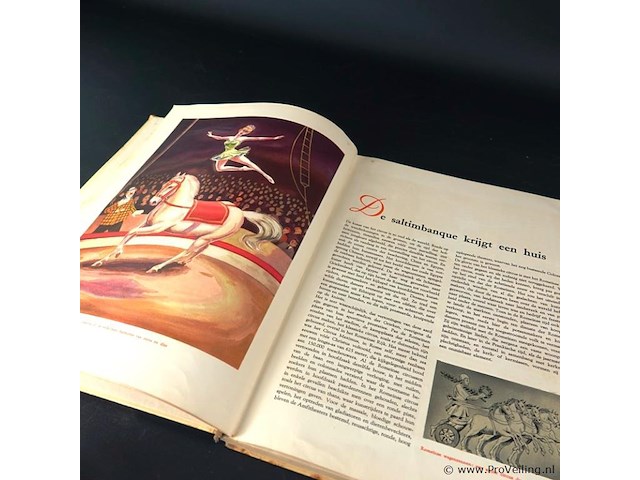 Oud/antiek plaatjesboek. de bonte droom van het circus - afbeelding 3 van  5