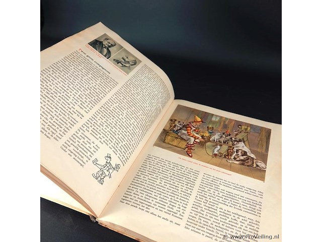 Oud/antiek plaatjesboek. de bonte droom van het circus - afbeelding 5 van  5