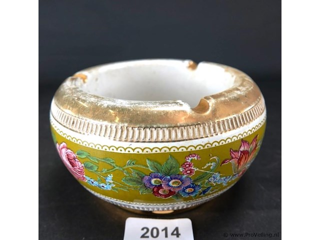 Oude aardewerk asbak - afbeelding 1 van  5