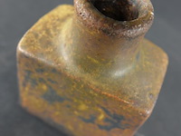 Oude aardewerk fles - afbeelding 3 van  5