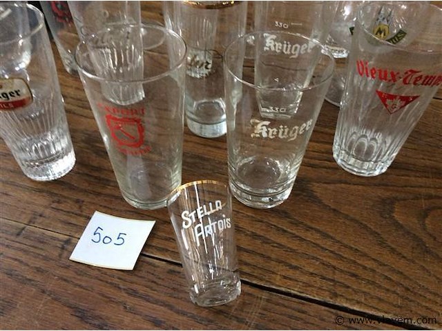 Oude bierglazen - afbeelding 2 van  4