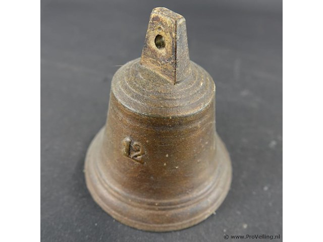 Oude bronzen bel nr.12 - afbeelding 2 van  5