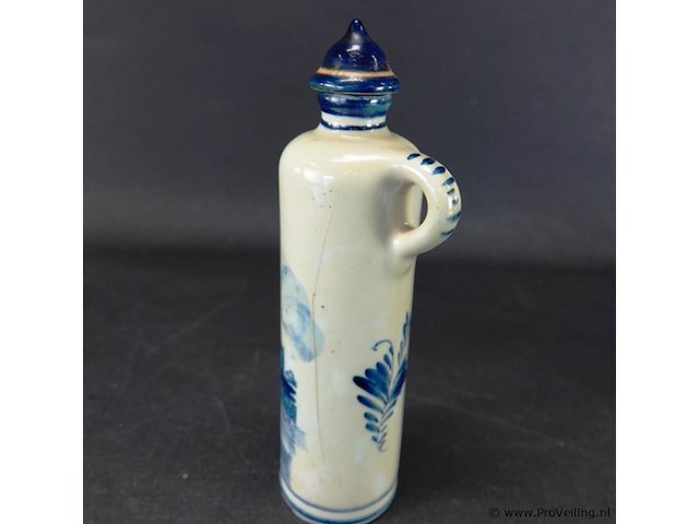Oude delfstblauwe kruik - afbeelding 4 van  5