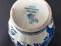 Oude delfstblauwe vaas - afbeelding 5 van  5