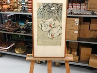 Oude druk chinese kunstenaar xu beihong (1895–1953)