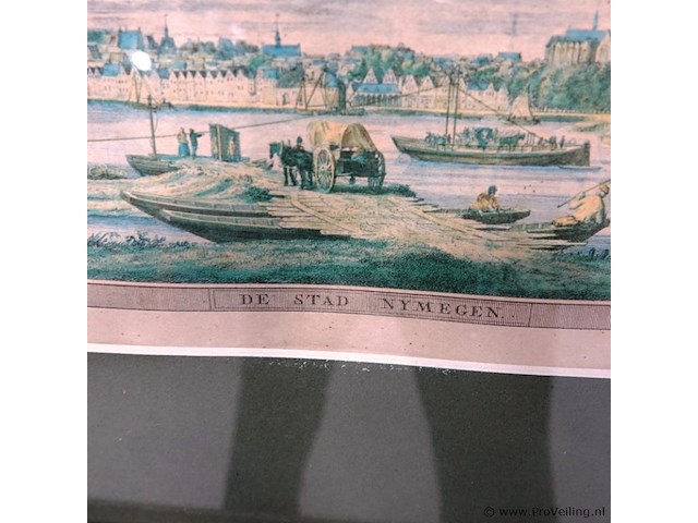 Oude druk "de stad nymegen" - afbeelding 4 van  6