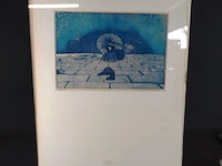 Oude druk?. gesigneerd - afbeelding 1 van  5