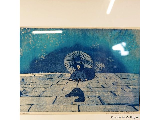 Oude druk?. gesigneerd - afbeelding 2 van  5