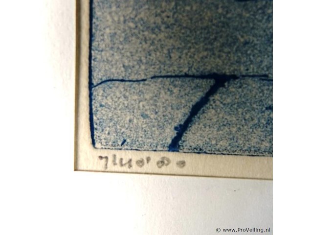Oude druk?. gesigneerd - afbeelding 4 van  5