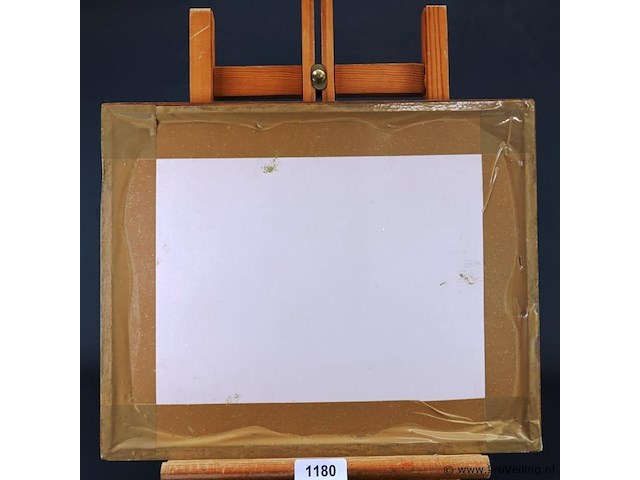 Oude druk gezicht van het corvers-hof tot amsterdam - afbeelding 5 van  5