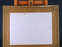 Oude druk gezicht van het corvers-hof tot amsterdam - afbeelding 5 van  5