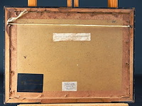 Oude druk gezigt op het kasteel overbeek te velp - afbeelding 4 van  5