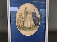 Oude druk journal des mademoiselles - afbeelding 1 van  5