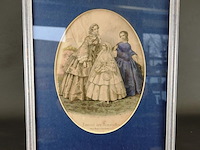 Oude druk journal des mademoiselles - afbeelding 2 van  5