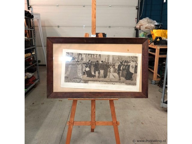 Oude druk le sacre de reims - afbeelding 1 van  5