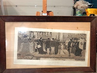 Oude druk le sacre de reims - afbeelding 2 van  5