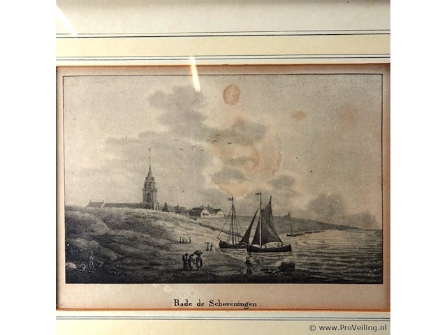 Oude druk rade scheveningen - afbeelding 3 van  5