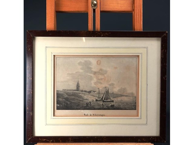 Oude druk rade scheveningen - afbeelding 2 van  5