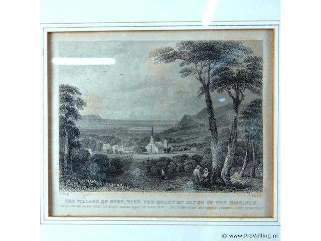 Oude druk the village of beek - afbeelding 2 van  5