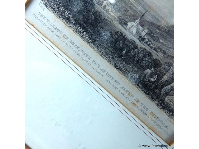 Oude druk the village of beek - afbeelding 3 van  5