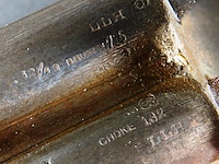 Oude dubbelloopse geweer loop - afbeelding 5 van  5