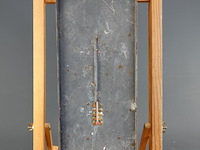 Oude emaillen shell butagas thermometer - afbeelding 5 van  6
