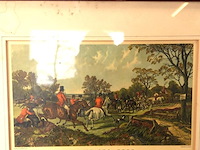 Oude engelse jachtprent - afbeelding 2 van  5