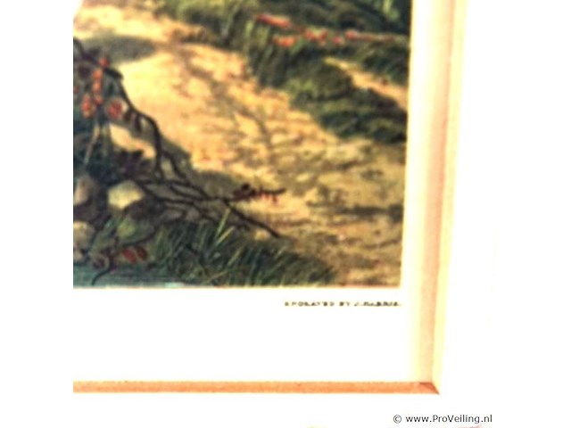 Oude engelse jachtprent - afbeelding 4 van  5