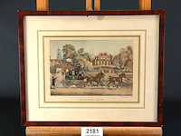 Oude engelse prent - afbeelding 1 van  5