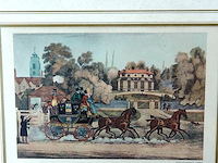 Oude engelse prent - afbeelding 3 van  5