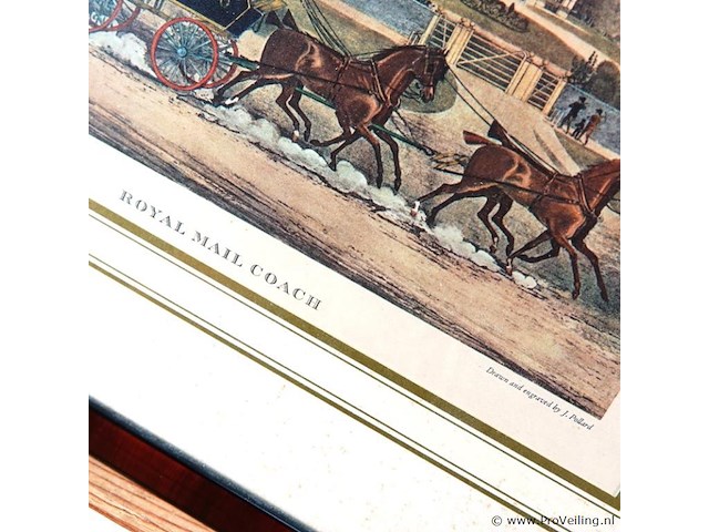 Oude engelse prent - afbeelding 4 van  5