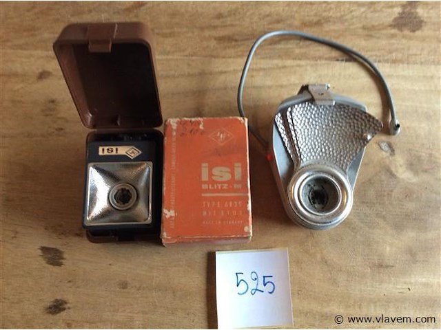Oude flitslampen - afbeelding 1 van  2