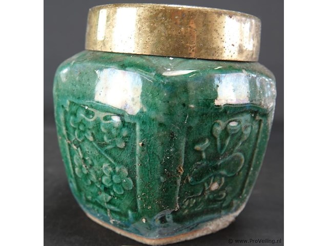 Oude gemberpot - afbeelding 2 van  5